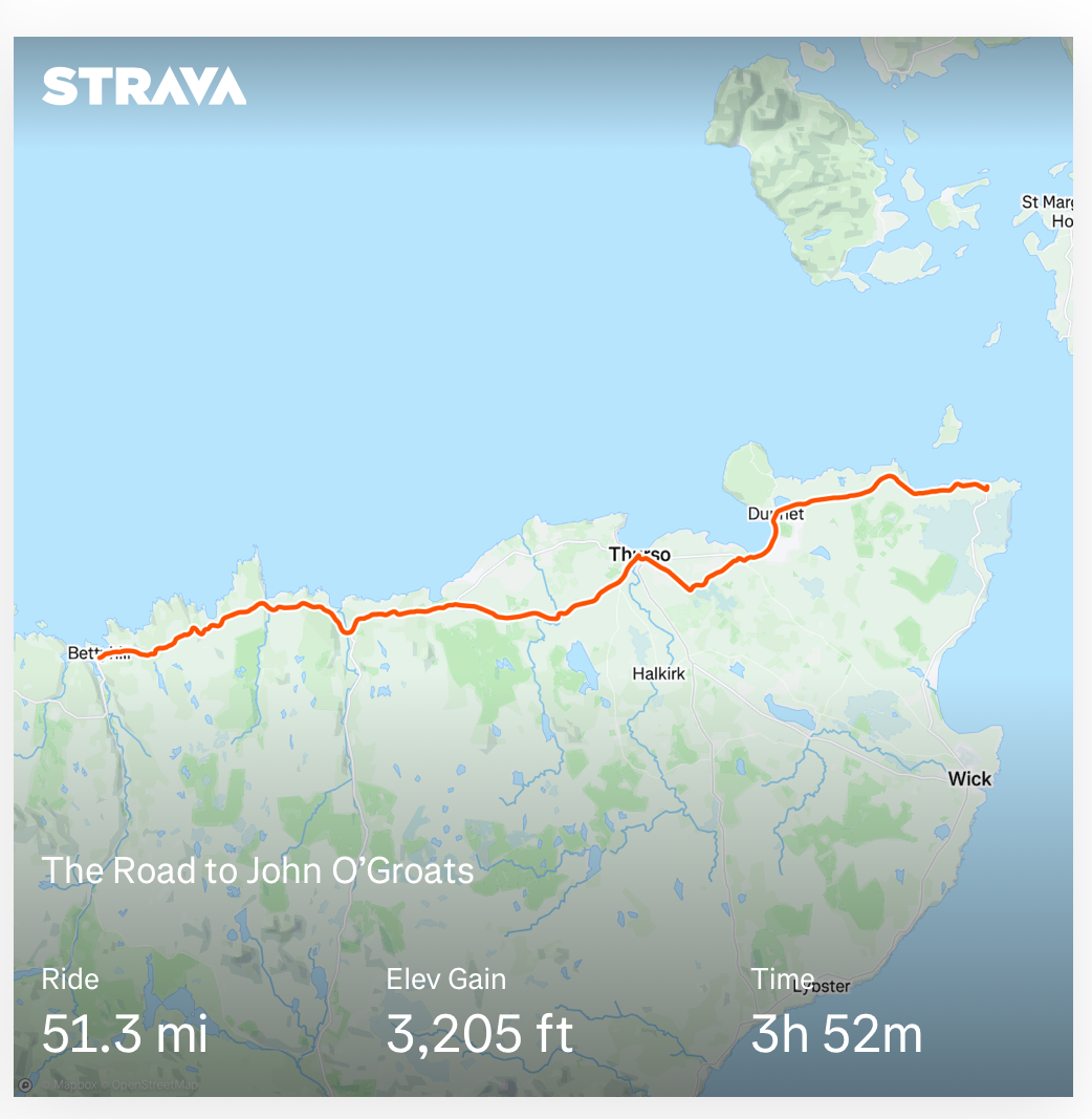 John O'Groats Map