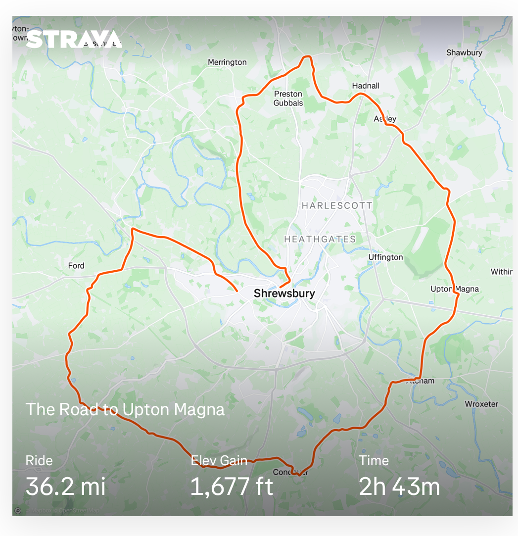 Upton Magna Map