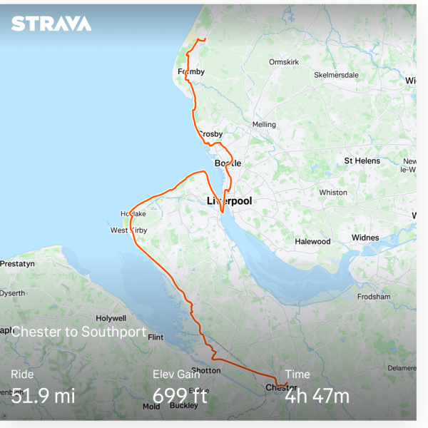 Chester To Ravenglass Map1